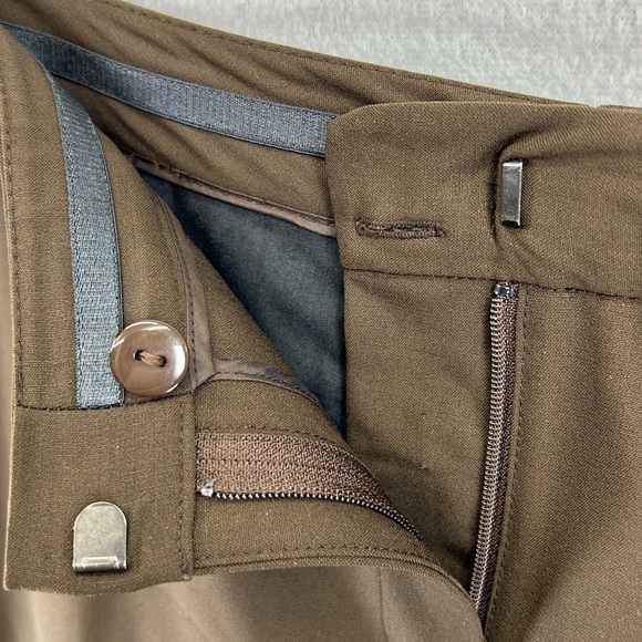 Lafayette 148 New York Women’s Dress Pants Sz 10 Brown Wool/Spandex Like New - Picture 6 of 9